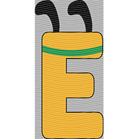 Cartoon letters-CL 308